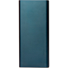 Внешний аккумулятор Power Bank "Iron line 10", 10000 mAh, металл, синий