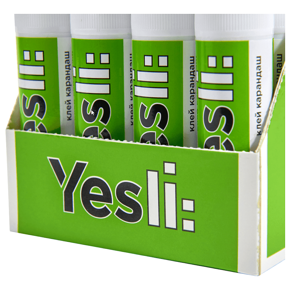 Клей карандаш "Yesli:", 36 г (12 шт.)