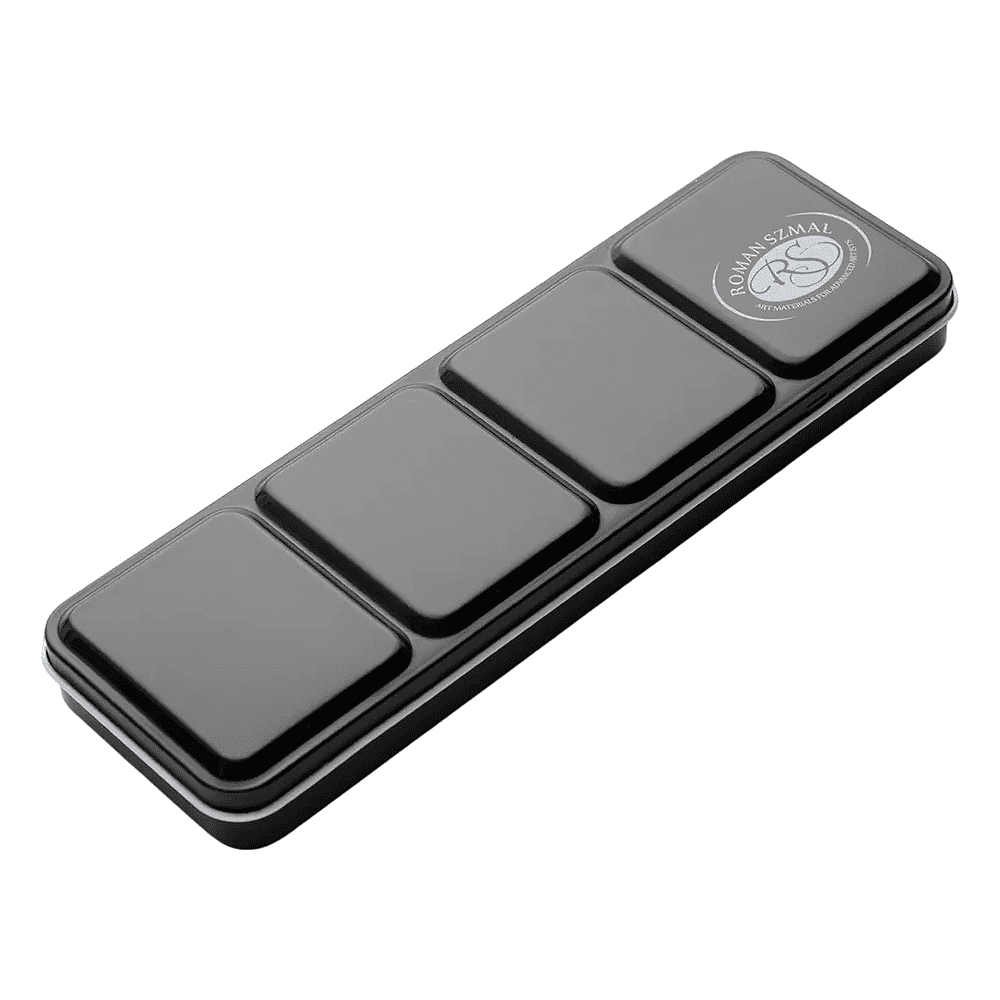 Краски акварельные "Aquarius. Mixing Palette", 14 цветов, кюветы - 4