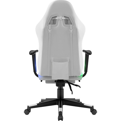 Кресло игровое Defender "Watcher", искусственная кожа, пластик, белый - 5
