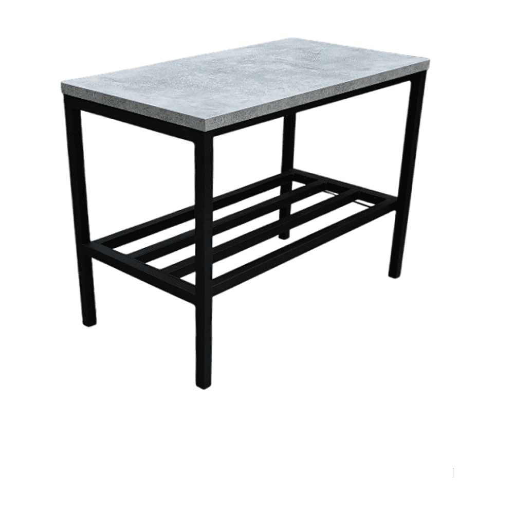 Обувница ALLERD 1 RION, черный муар, Бетон