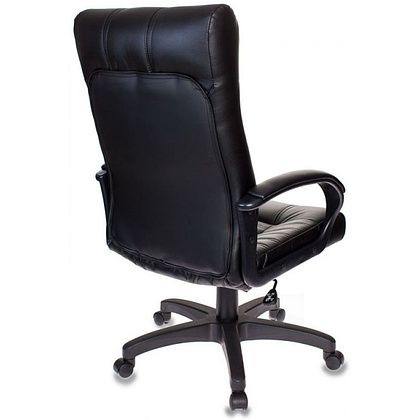Кресло для руководителя "Бюрократ KB-10", кожзам, пластик, черный - 4