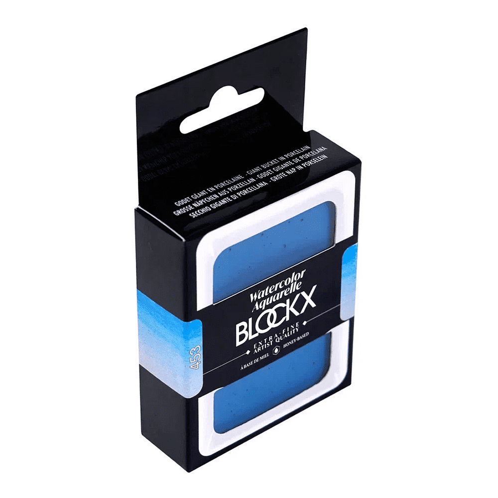 Краски акварельные "Blockx. Giant pan", 453 церулеум серый, 18 мл., кювета - 4