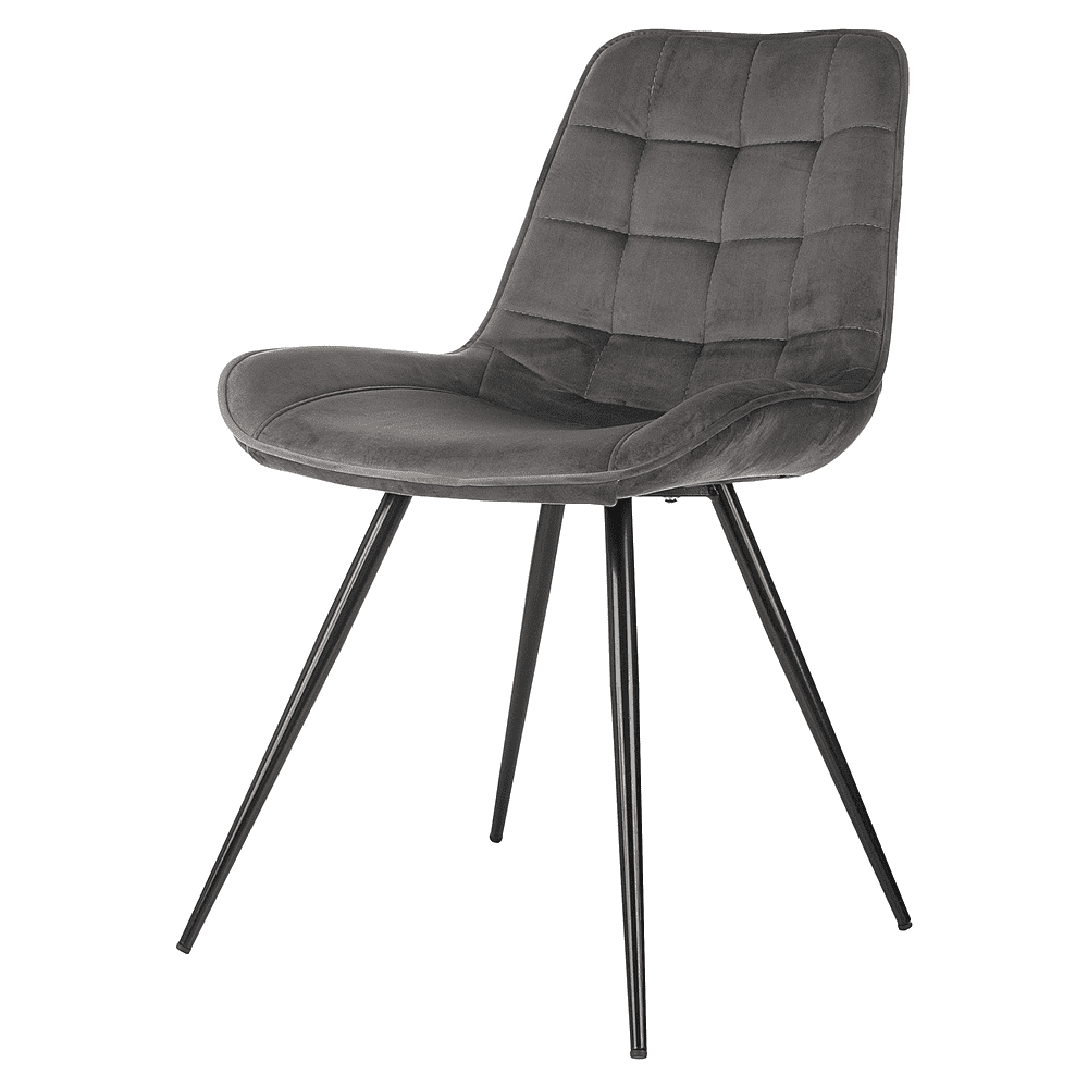 Стул Бюрократ "CH-K2_4", ткань, темно-серый, металл, комплект 4 штуки - 4