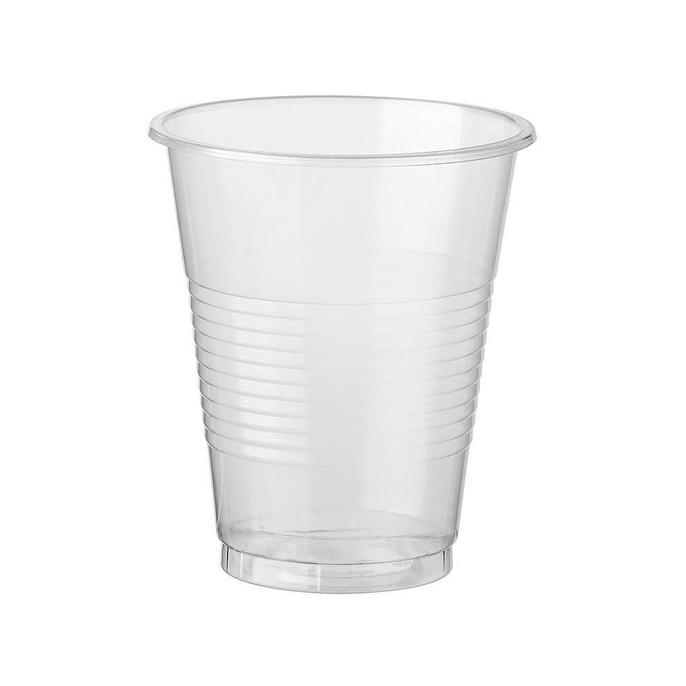 Пластиковый стакан одноразовый премиум, 100 шт/упак, 200 мл 