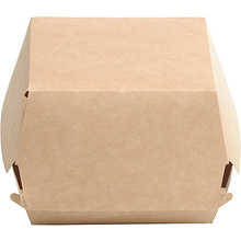 Контейнер бумажный для бургера, 120x120x100 мм, 400 шт/упак, крафт