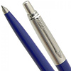 Ручка шариковая автоматическая "Parker Jotter Royal Blue CT", 1.0 мм, синий, серебристый, стерж. синий - 3