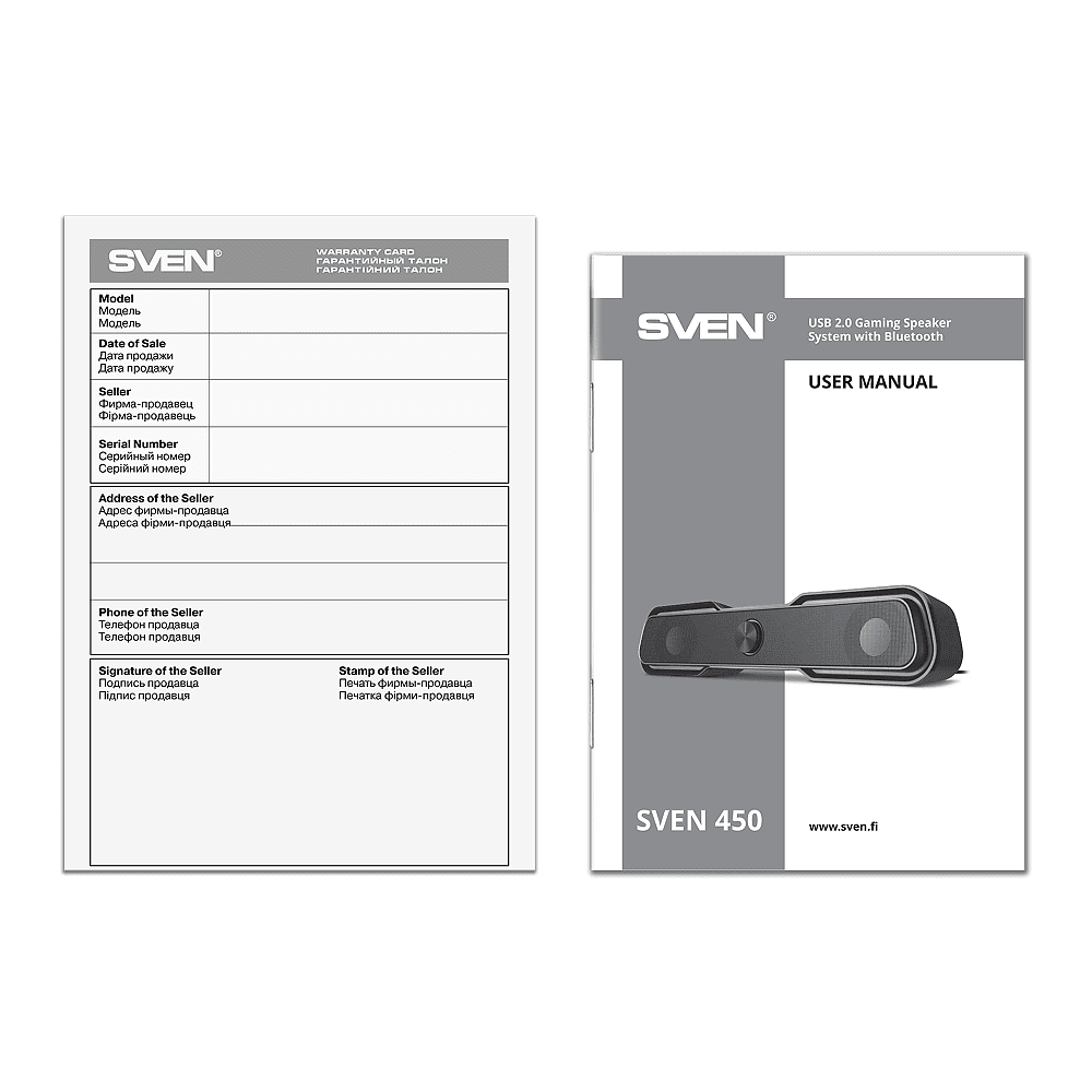 Акустическая система Sven 450 Black - 6