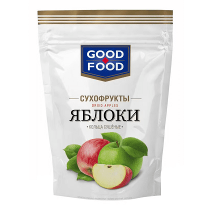 Сухофрукты "Good Food", 70 г, яблочные кольца