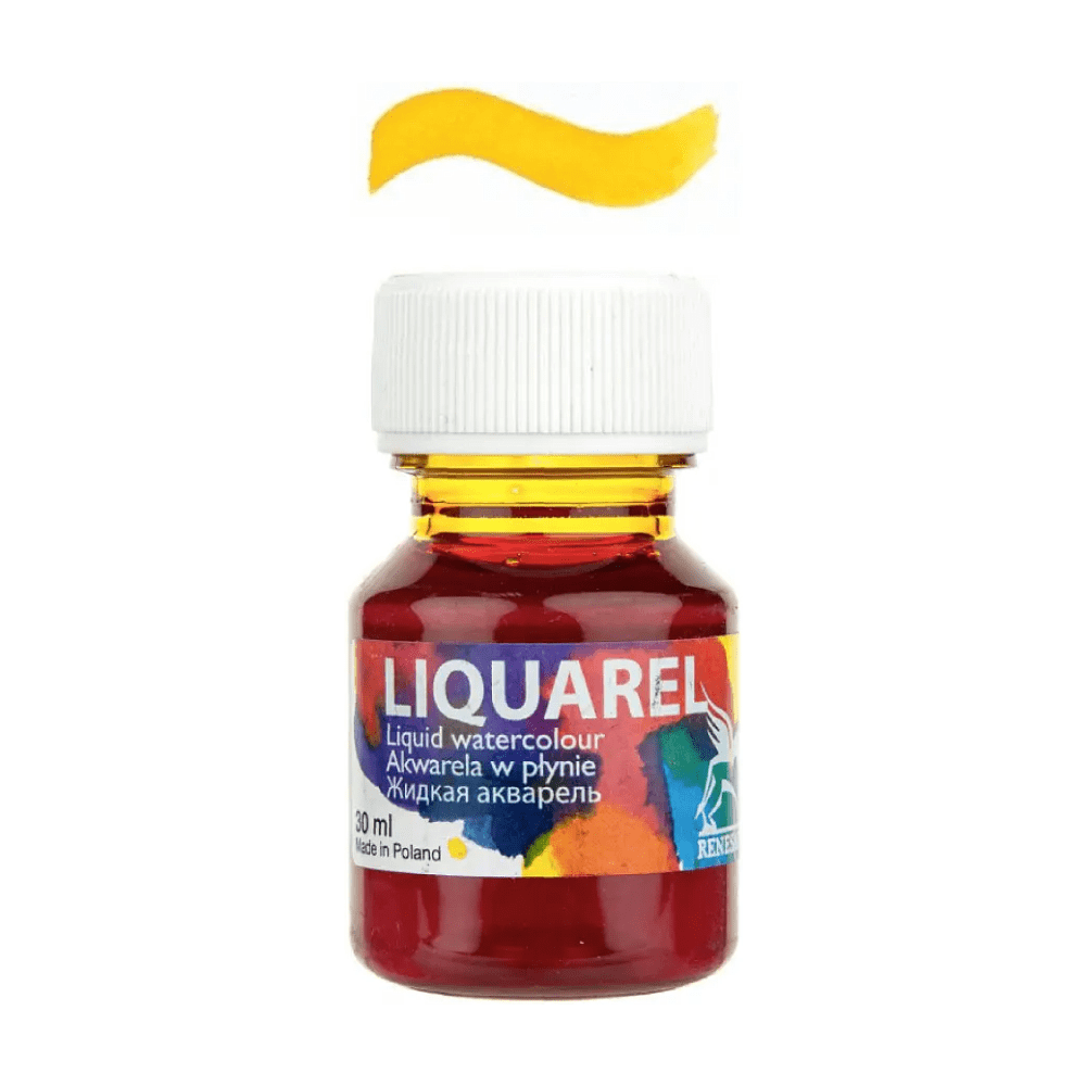 Акварель жидкая "Liquarel", 111 тёмный жёлтый, 30 мл