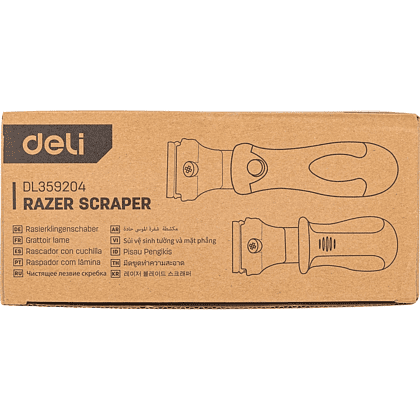 Набор скребков Deli YS EDL359204, 105 x 50 мм, 2 шт., 10 лезвий в комплекте - 11