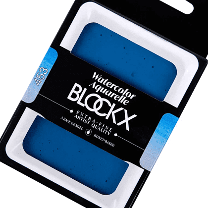 Краски акварельные "Blockx. Giant pan", 453 церулеум серый, 18 мл., кювета - 3
