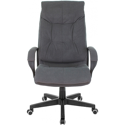 Кресло для руководителя Бюрократ CH-824 Fabric, ткань, пластик, серый - 2