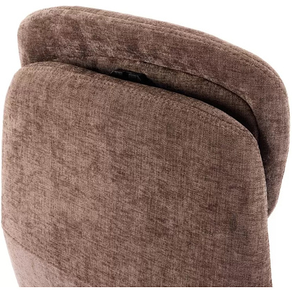 Кресло компьютерное EVERPROF Otto, Black ткань, коричневый, металл, корпус черный - 7