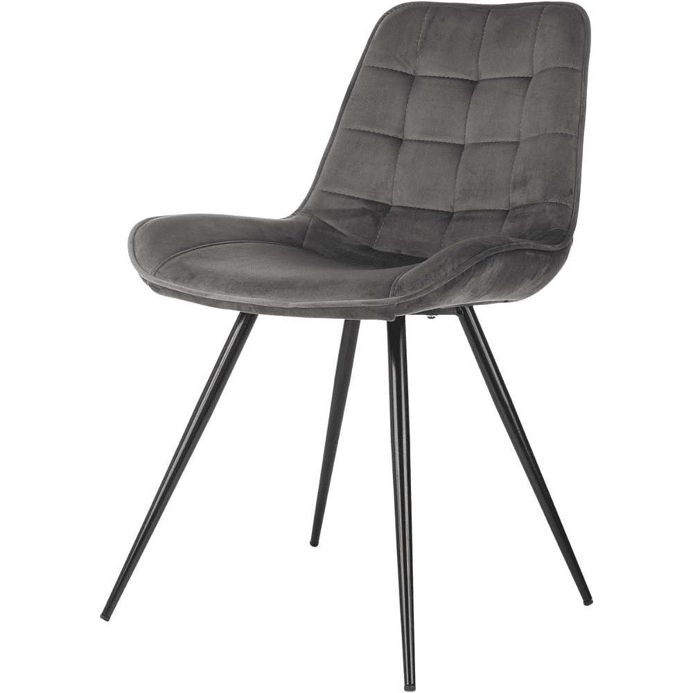 Стул Бюрократ "CH-K2_2", ткань, темно-серый, металл, комплект 2 штуки - 3