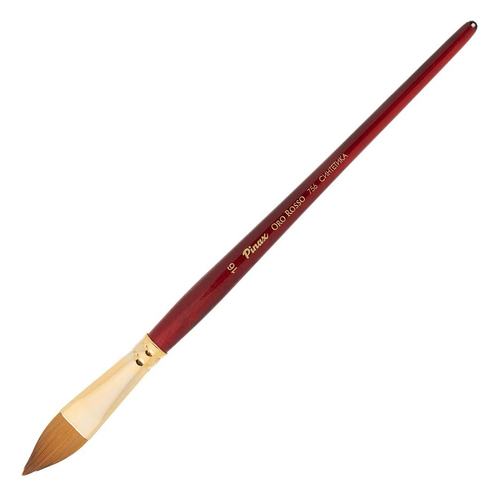 Кисть для рисования "Pinax ORO ROSSO", синтетика, "кошачий язык", №16