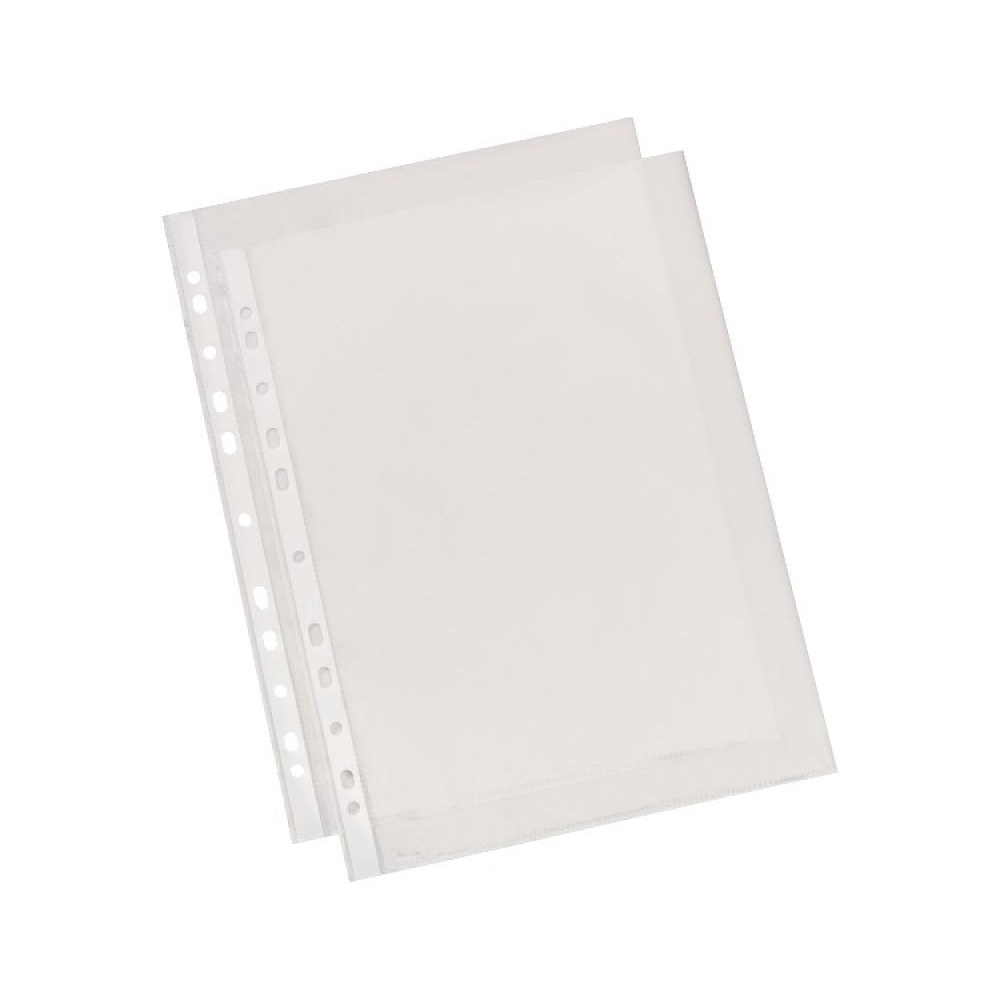 Файл (папка-карман) "Стандарт", A4, 100 шт, 105 мкм, прозрачный