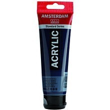 Краски акриловые "Amsterdam", 566 прусский синий, 120 мл, туба