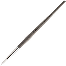 Кисть "Escoda Perla 1430", синтетика белая, круглая, №2
