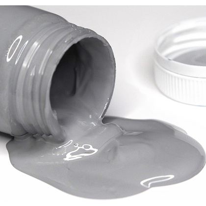 Краска акриловая глянцевая "Декола", 825 нейтрально-серая, 50 мл., банка - 3