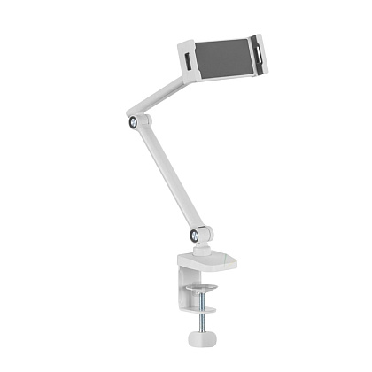 Крепление для планшета (смартфона) Tablet Clamp, белый матовый