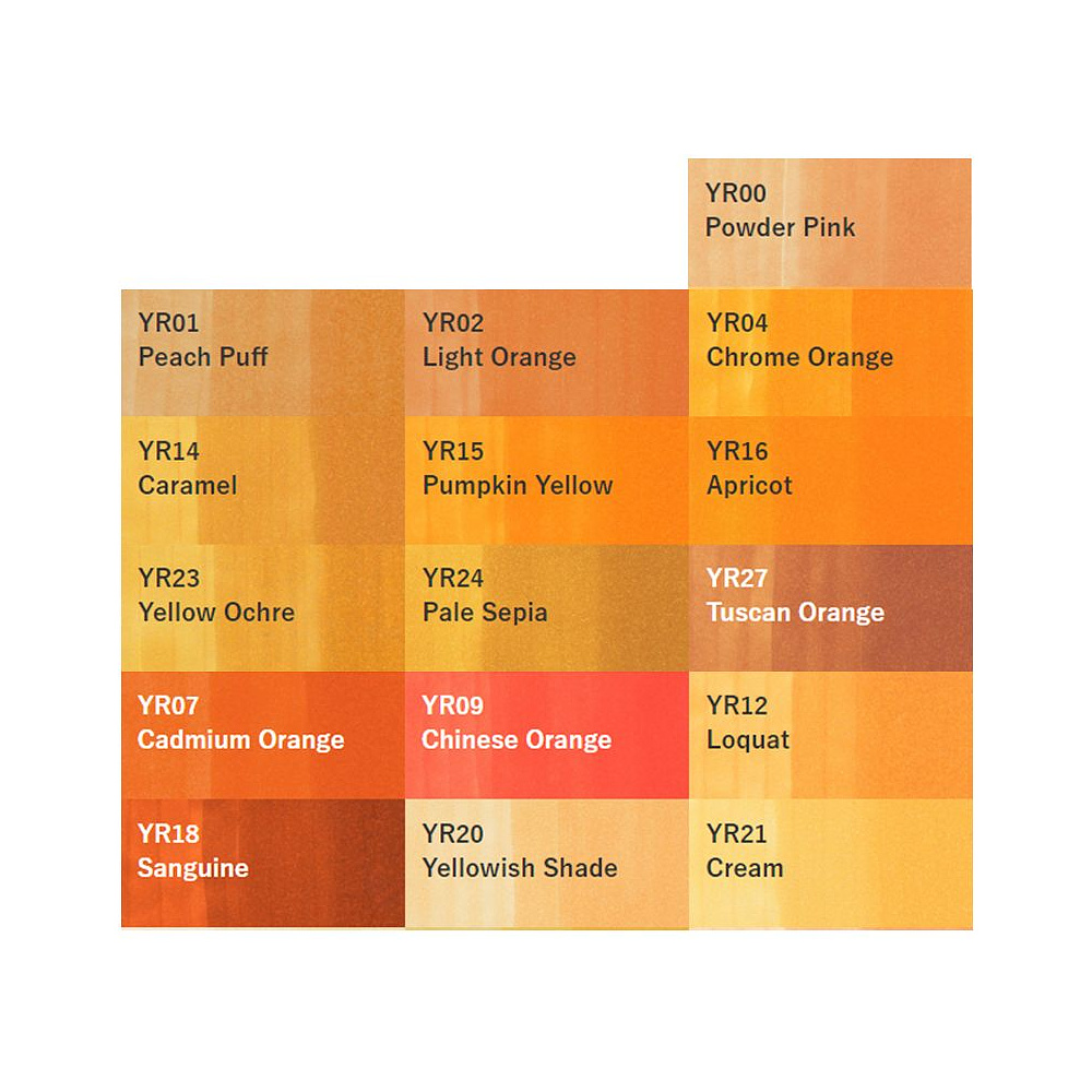 Маркер перманентный "Copic Sketch", YR-27 тосканский апельсин - 2