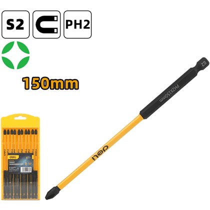 Бита Deli YS EDL251150, ударная, 10 шт., PH2 x 150 мм - 2