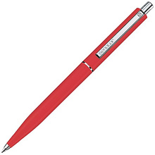 Ручка шариковая автоматическая "Senator Point Polished", 1.0 мм, красный, стерж. синий