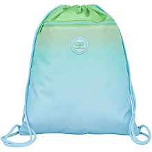 Мешок для обуви Coolpack "Vert Gradient Mojito", 42.5x32.5 см, полиэстер, зеленый, голубой