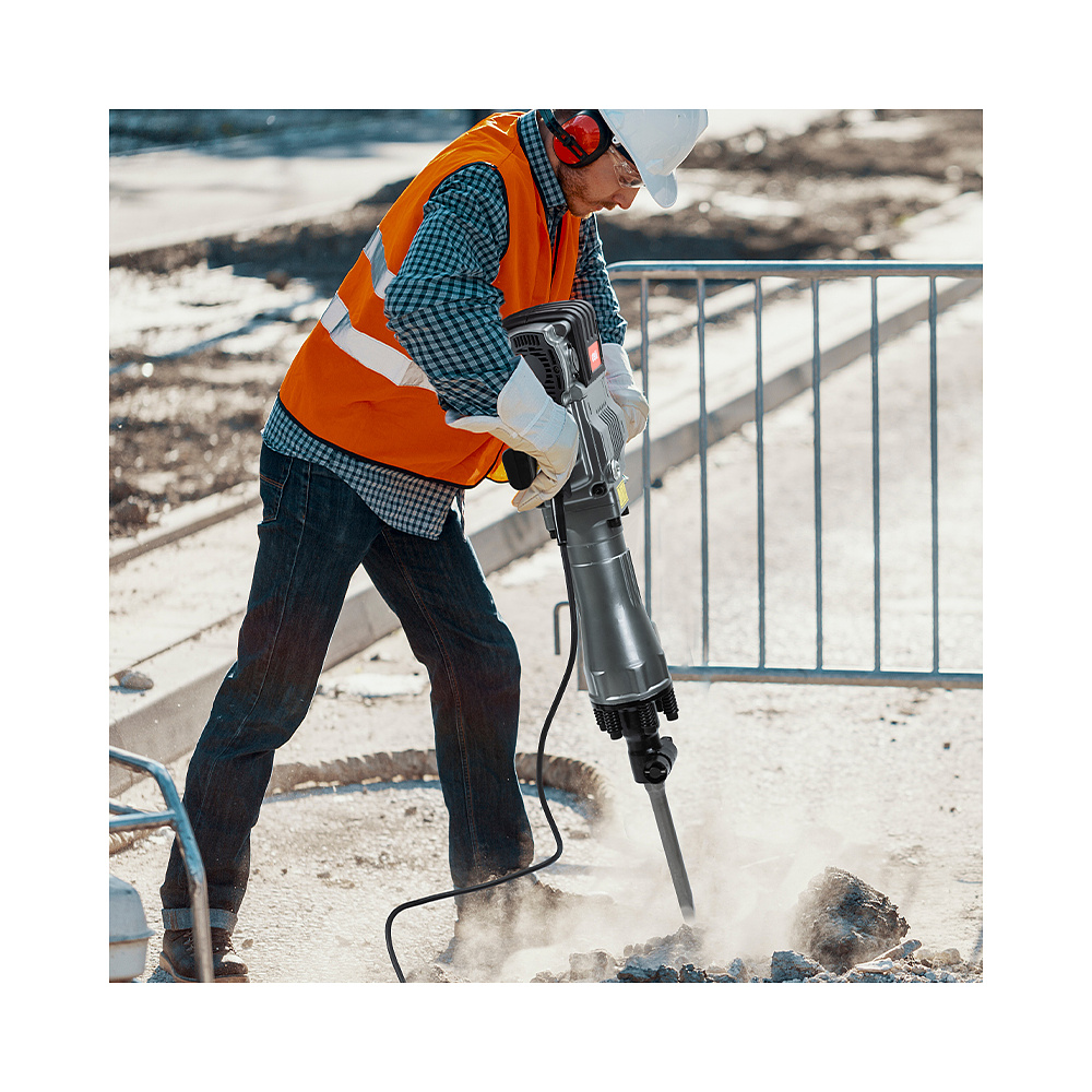 Молоток отбойный Deli RS EDE-DG30-1E 2100 Вт, 85 Дж, 1650 уд/мин, кейс - 7