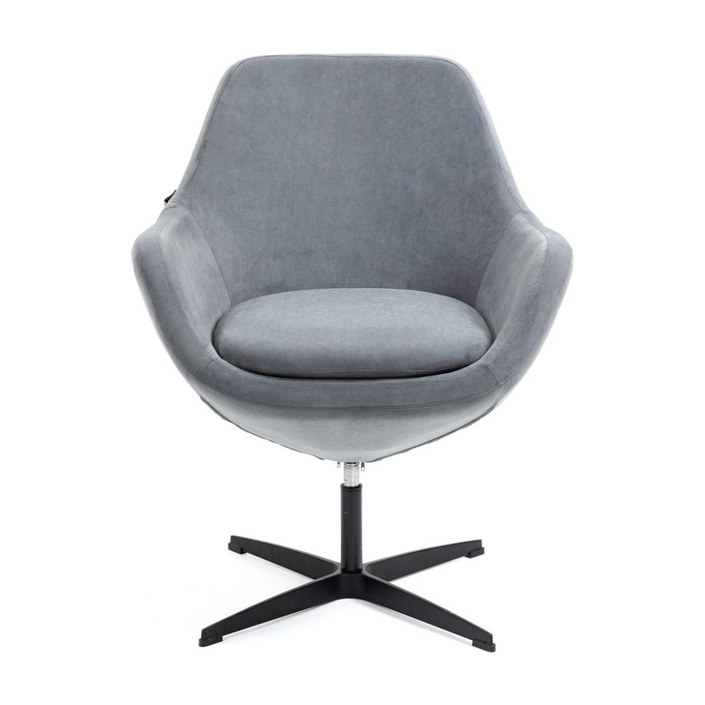 Кресло мягкое EVERPROF Rocky, ткань, серый, металл - 2