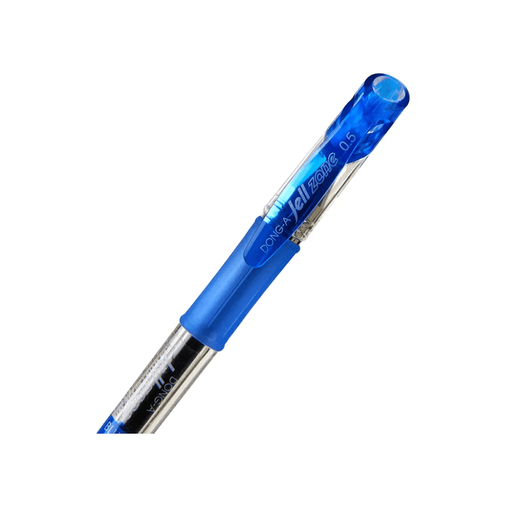 Ручка гелевая "Jell-Zone Standard", 0.5 мм, прозрачный, стерж. синий - 3