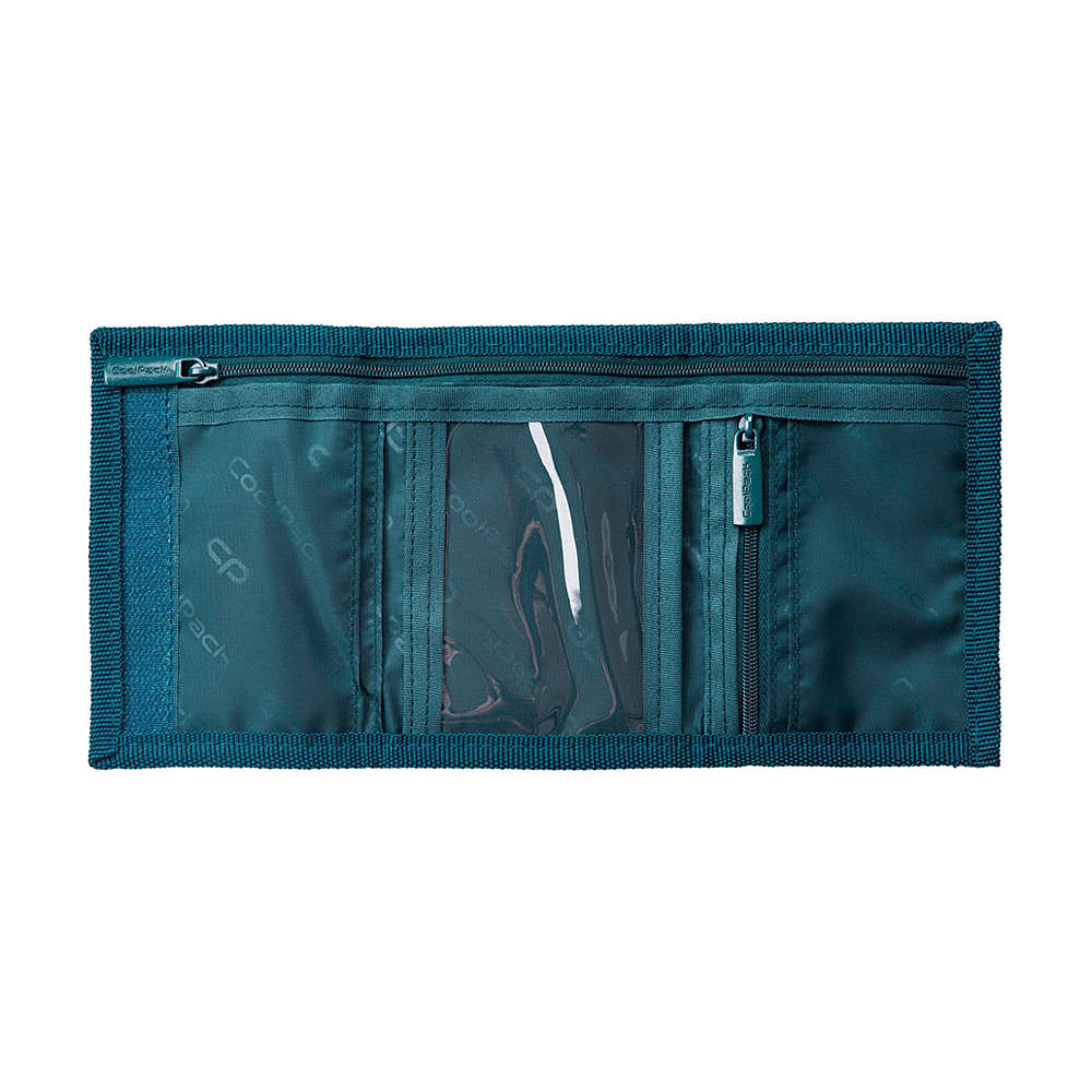 Кошелек "Sunny day", полиэстер, голубой, зеленый - 2