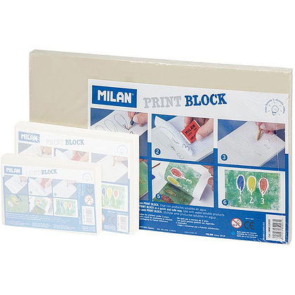Блок для линогравюры "Milan", 17x28.5 см, резина - 2