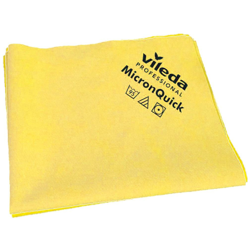 Салфетка из микроволокна "МикронКвик", 38x40 см, желтая, 5 шт