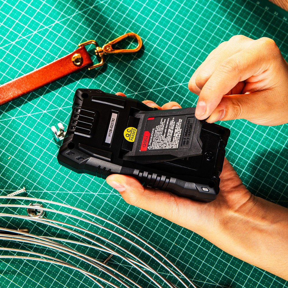 Мультиметр цифровой Deli RS EDL334301, 600В, универсальный, черный - 10