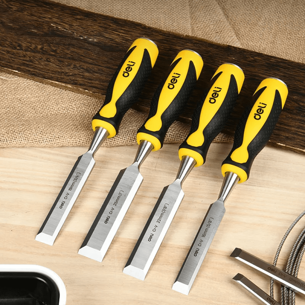 Стамеска "Deli" 22 мм, желтый - 5