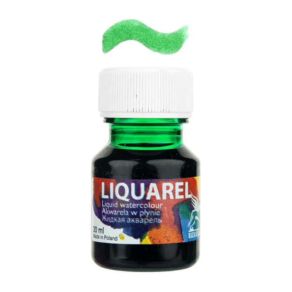 Акварель жидкая "Liquarel", 155 зелёный лесной, 30 мл