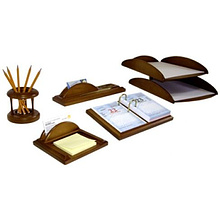 Набор письменный "Директор", вишня