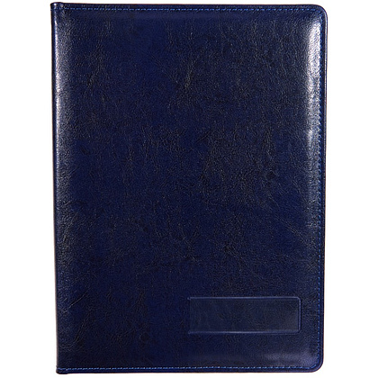 Папка на подпись, с карманом, синий