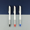 Ручка-роллер Pentel "Floatune", 0.8 мм, белый, стерж. синий - 3