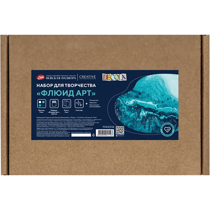 Набор для творчества "Decola флюид арт.Море"