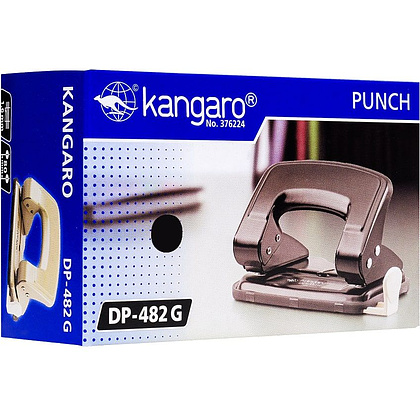 Дырокол Kangaro "DP-482 G", 16 листов, красный - 3