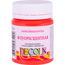 Краска акриловая неон "Декола"