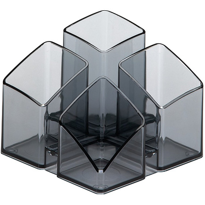 Подставка для канцелярских мелочей "Scala", прозрачно-серый