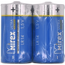 Батарейки алкалиновые Mirex "LR14/C"