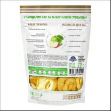 Сухофрукты "Good Food", 70 г, яблочные кольца