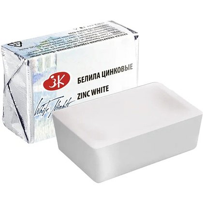 Краски акварельные Белые ночи, 100 белила цинковые, кювета