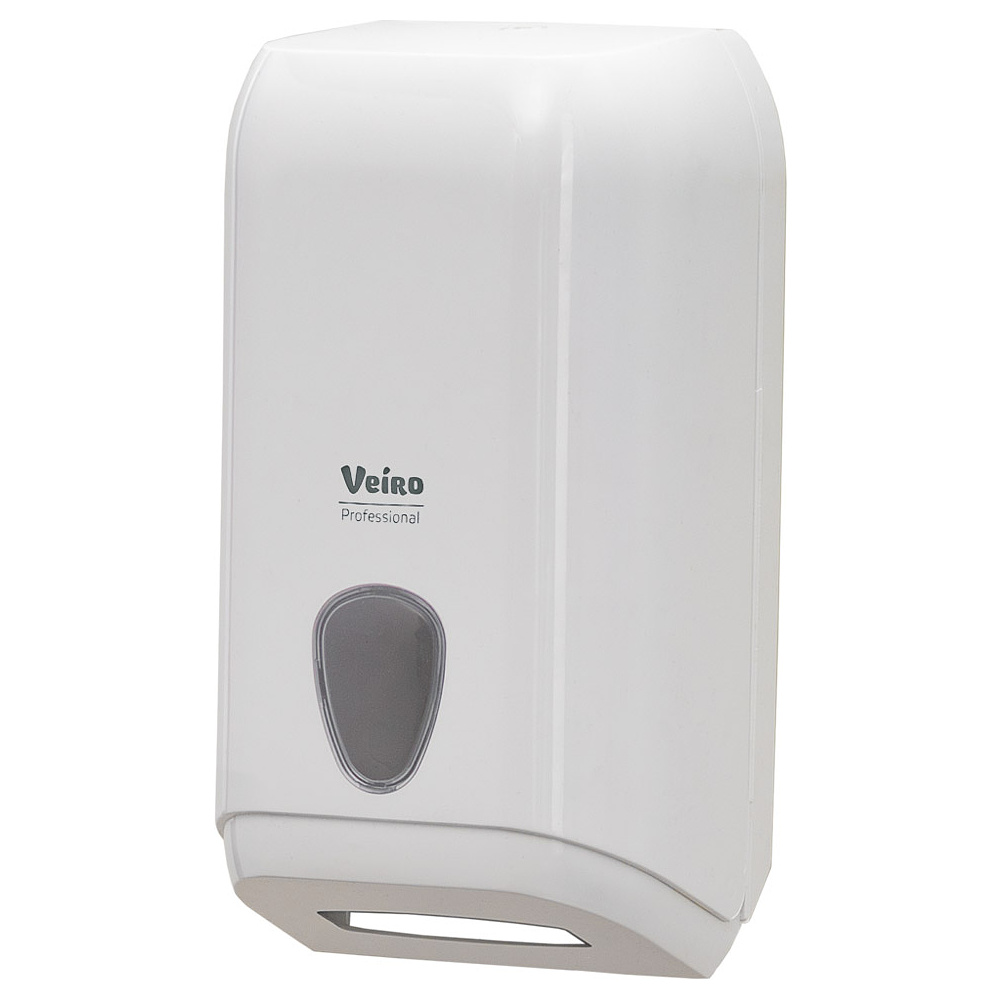 Диспенсер Veiro Professional "L-ONE" для туалетной бумаги листовой, белый - 2