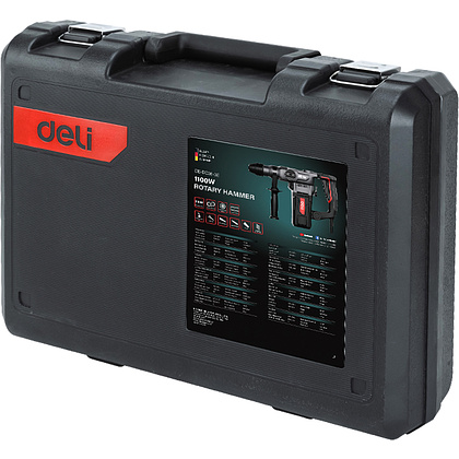 Перфоратор Deli RS EDE-DC26-3E 1100 Вт, 5 Дж, 3 режима, кейс - 4
